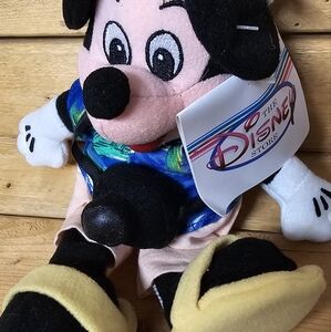 NWT Vintage Disney | Tourist Mickey Plush Beanie